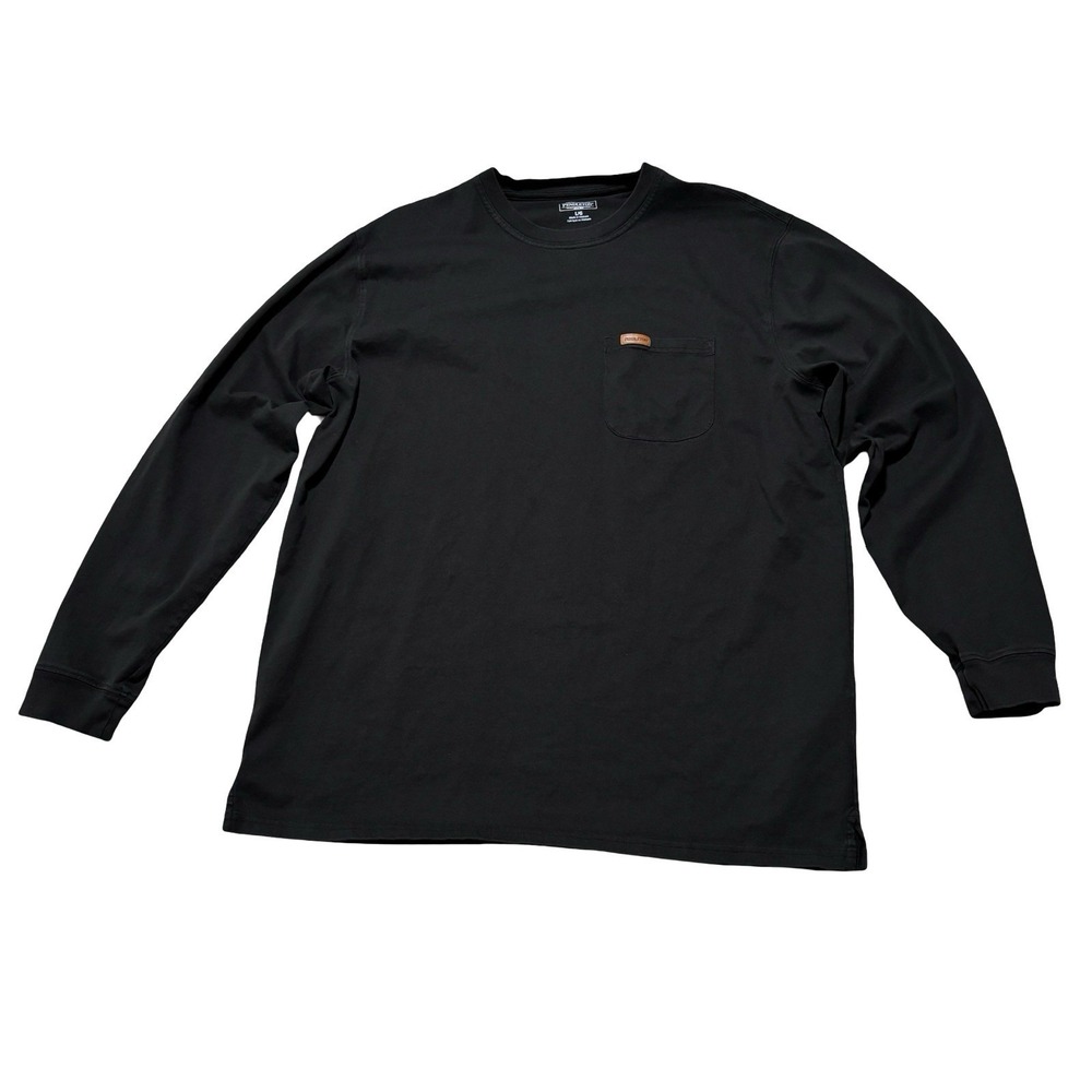 Pendleton Men's Long Sleeve Pocket Logo Leather Tab Shirt Size Large 23 x 30‎